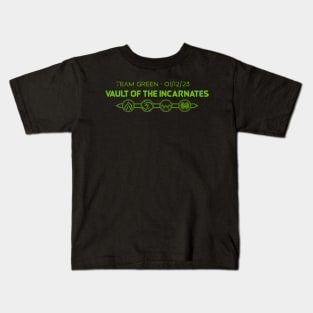 Team Green - Vault of the Incarnates - AOTC Kids T-Shirt